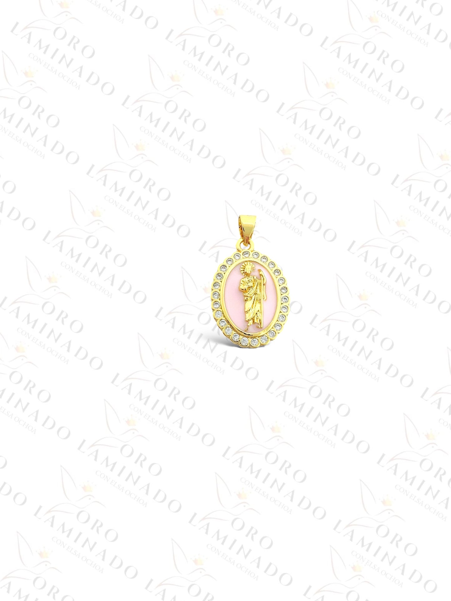 Pink Saint Judas Pendant G288