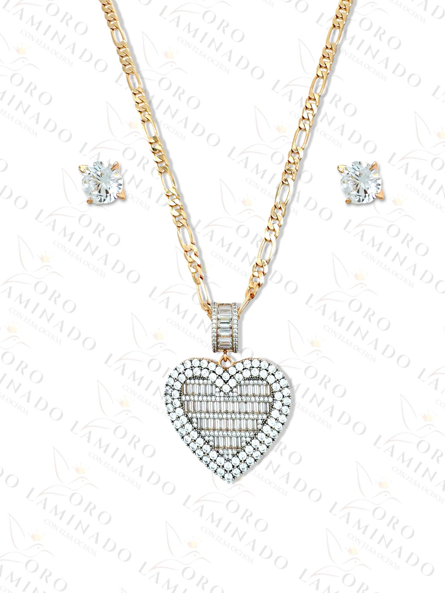 High Quality Glass of Heart Set R178