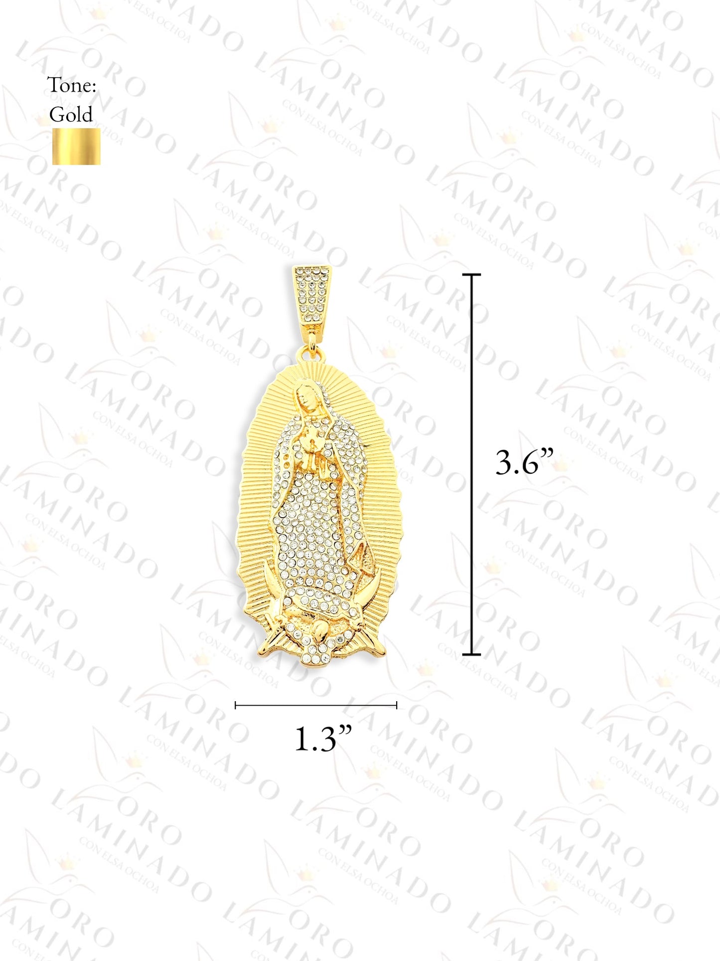 Gold Filled Virgin Mary Pendant R15