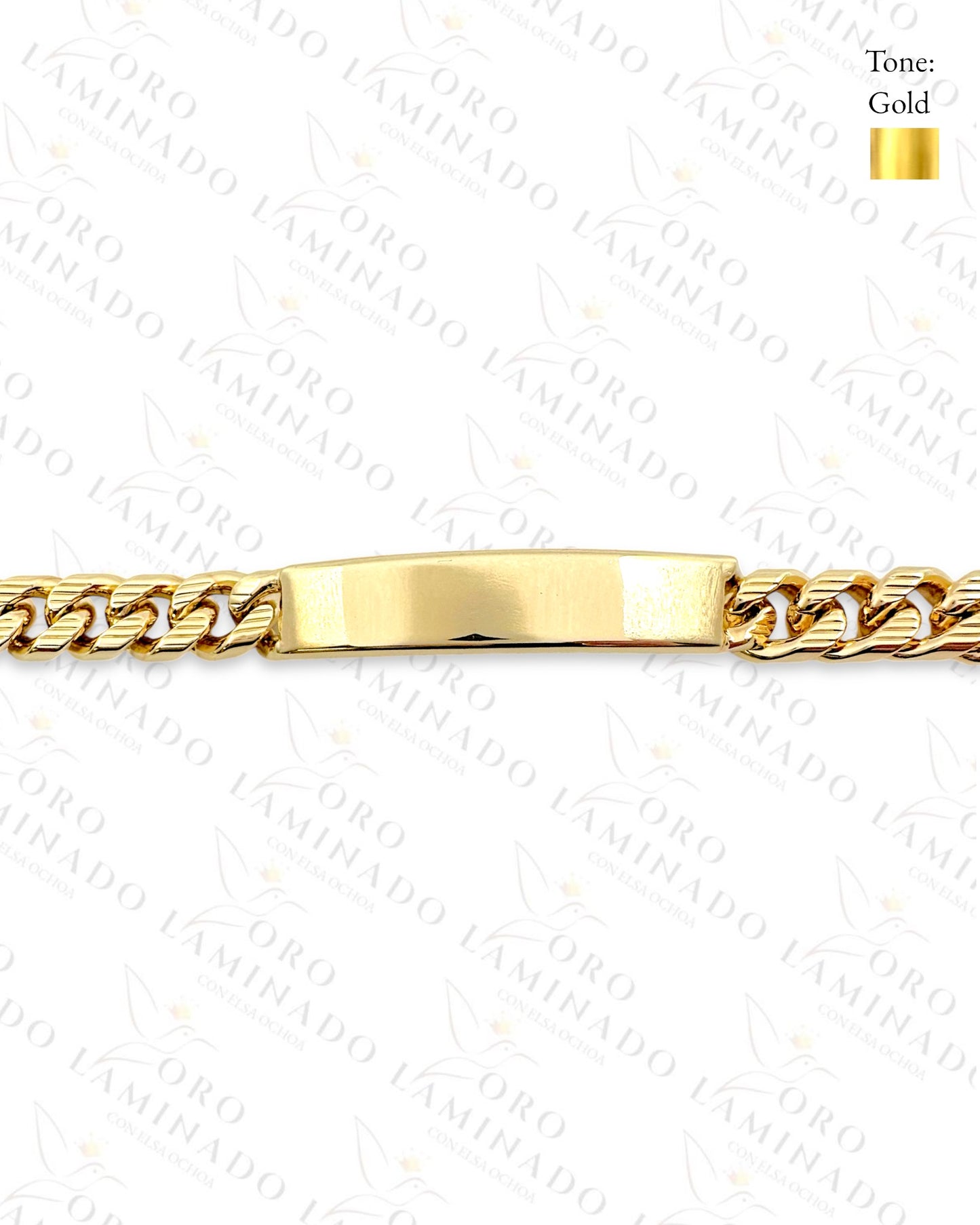 High Quality Plaque Bracelet (Gold Filled) B292