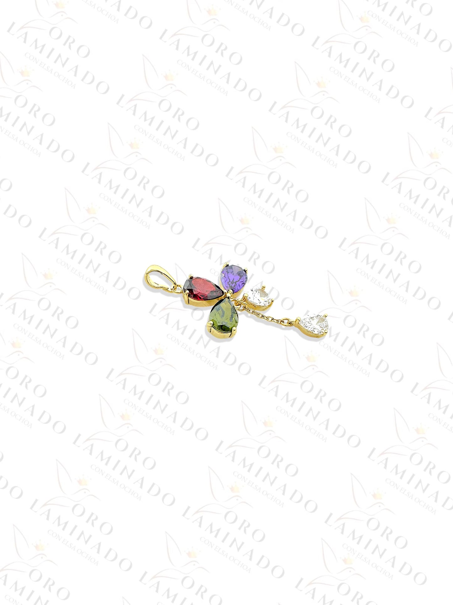 High Quality Multi-Color Flower Pendant Y80