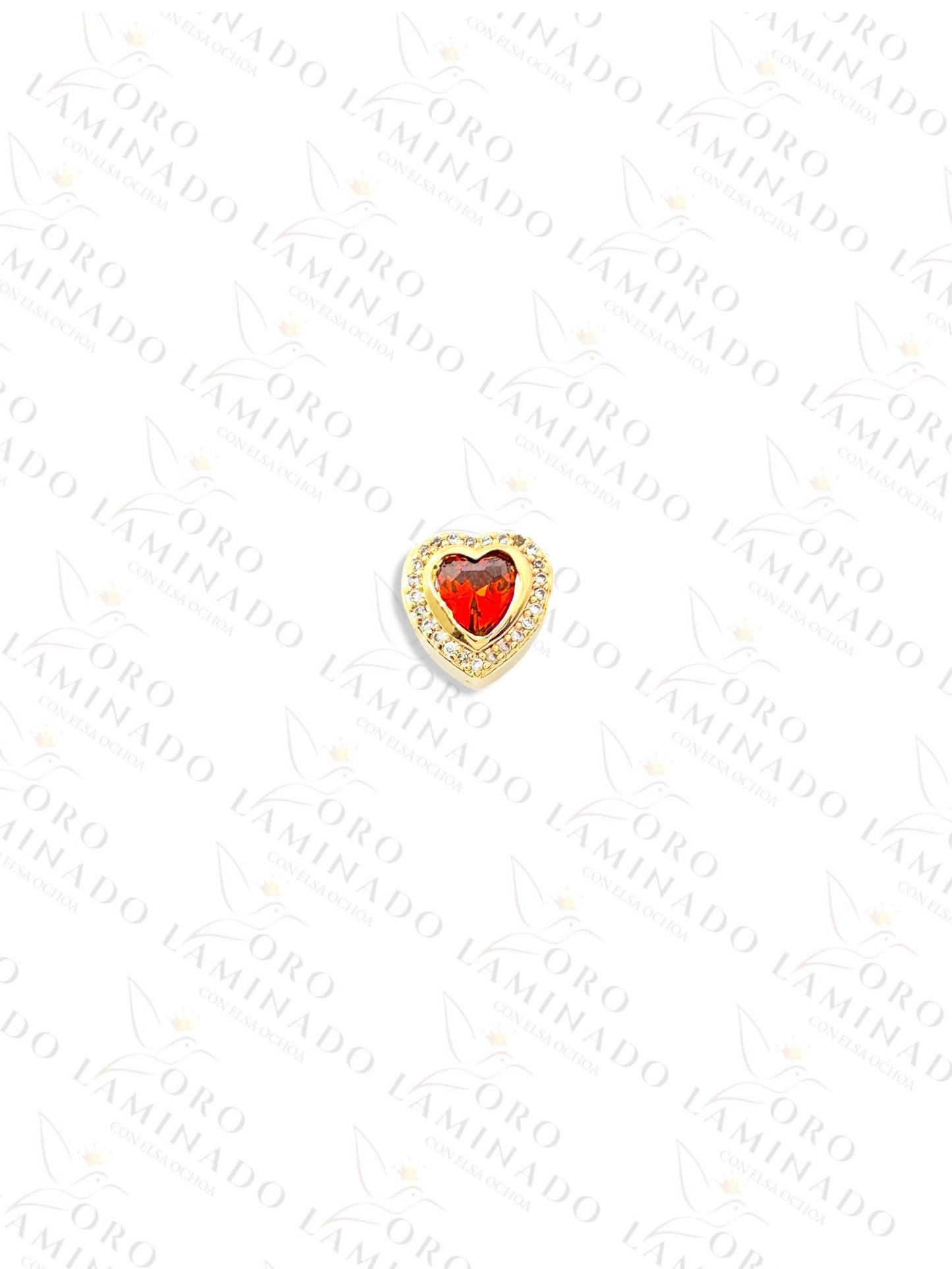 Red Heart Charm Divider (Gold Filled) R406