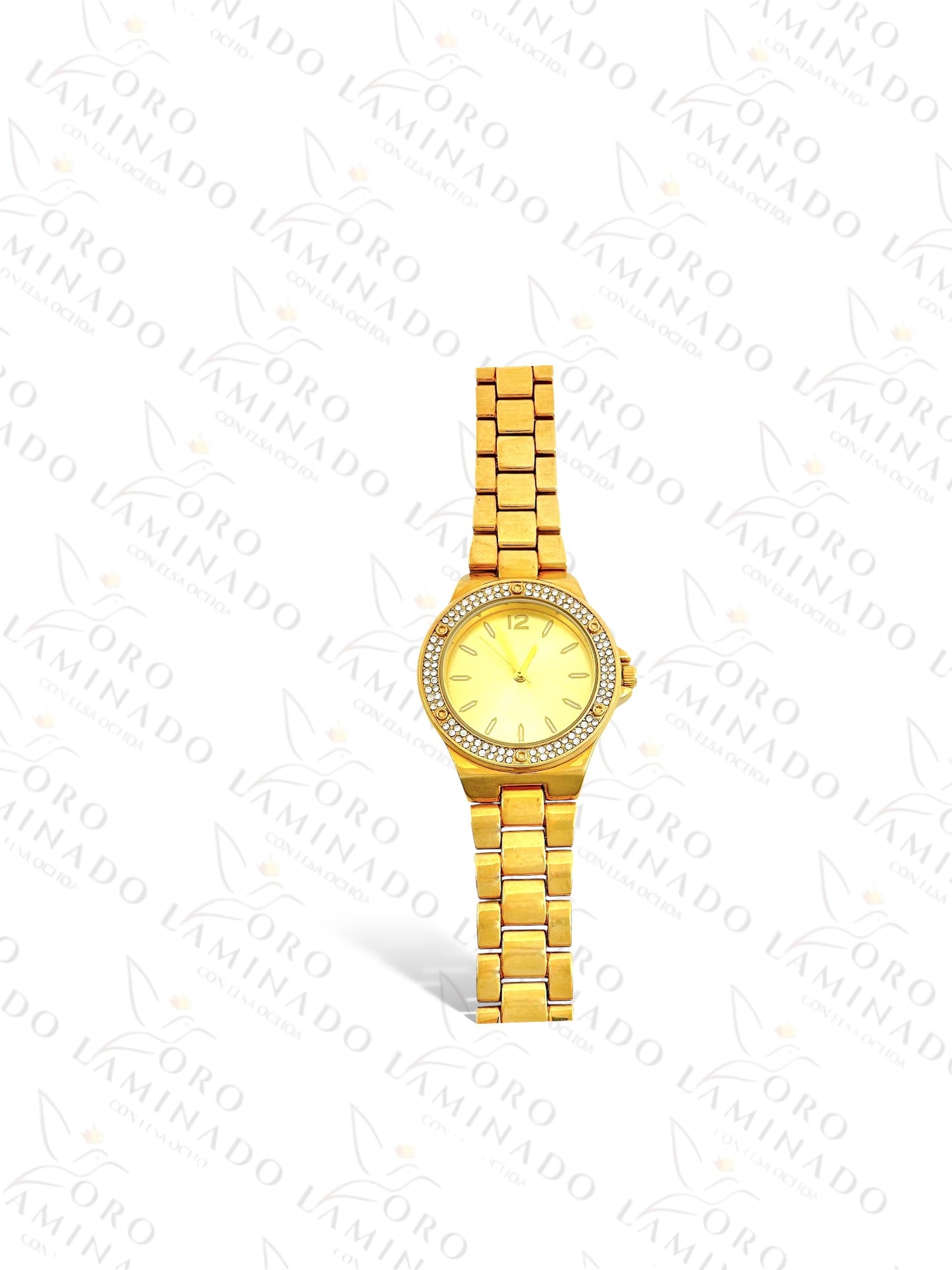 Stainless Steel Gold Watch