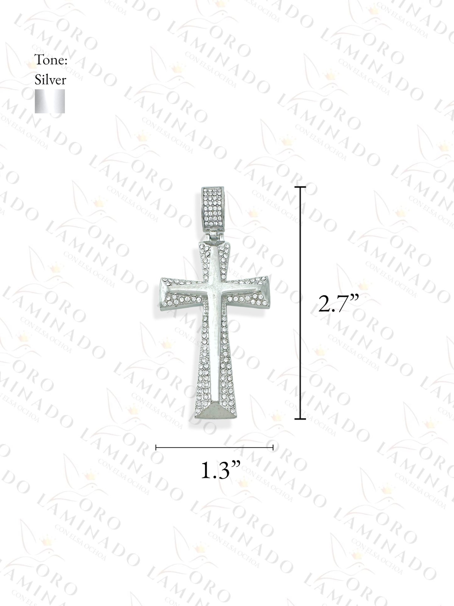 Silver Cross Pendant Y343