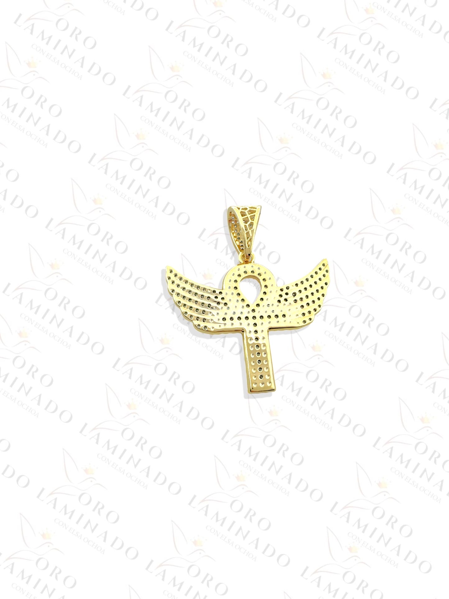 Key with Wings Pendant G19