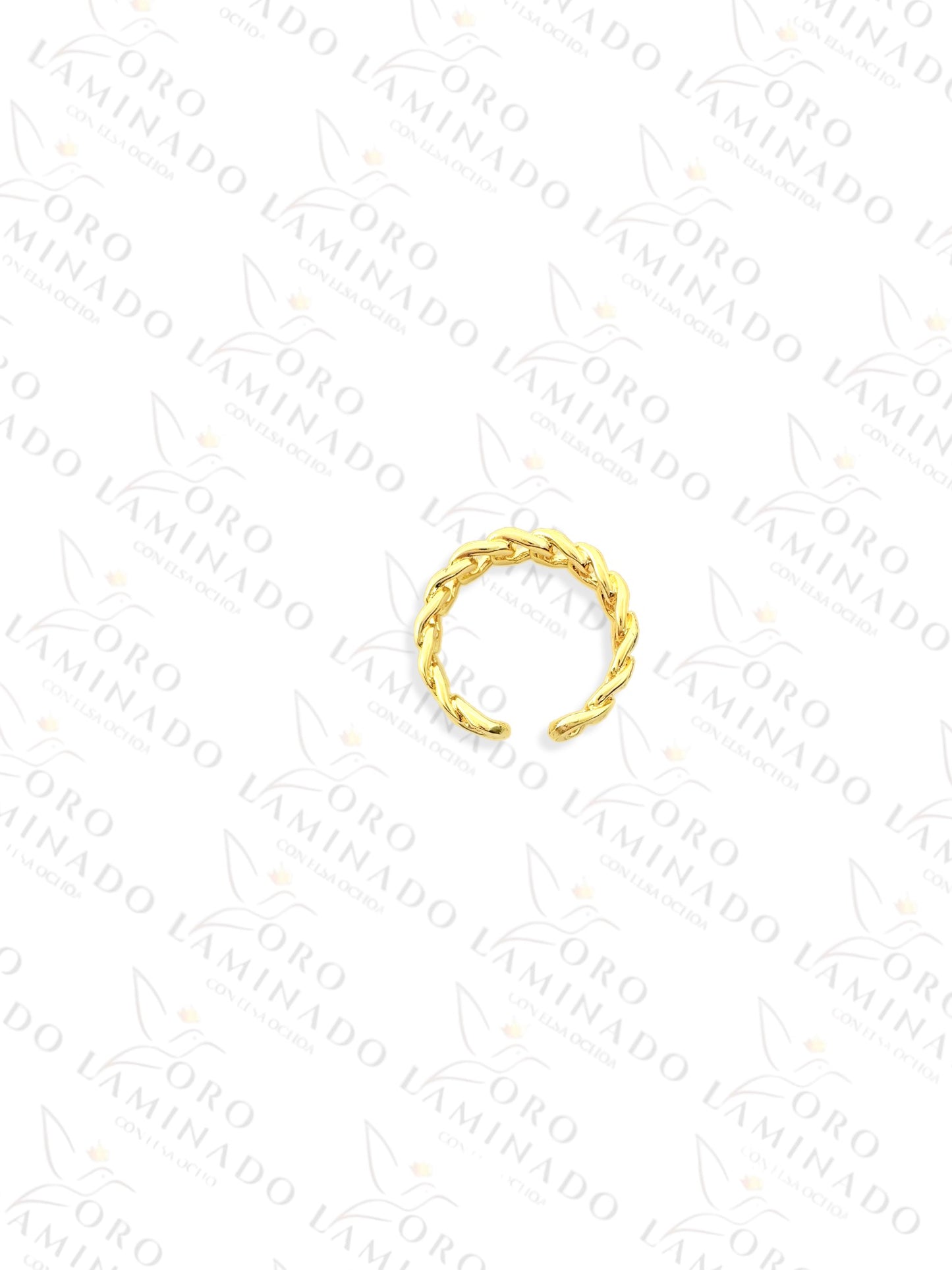 Cuban Chain Adjustable Ring C116