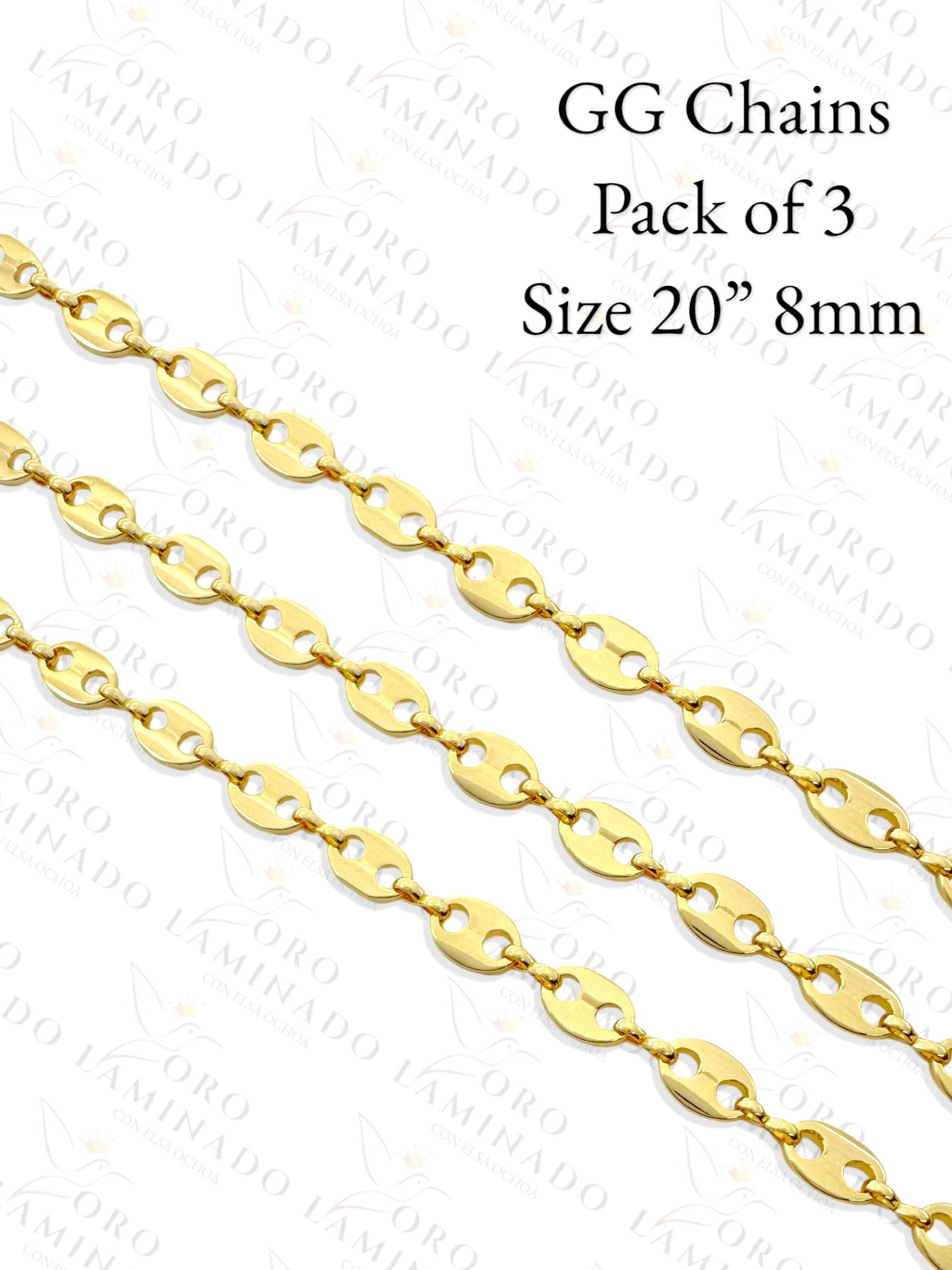 GG Chains Pack of 3 Size 20