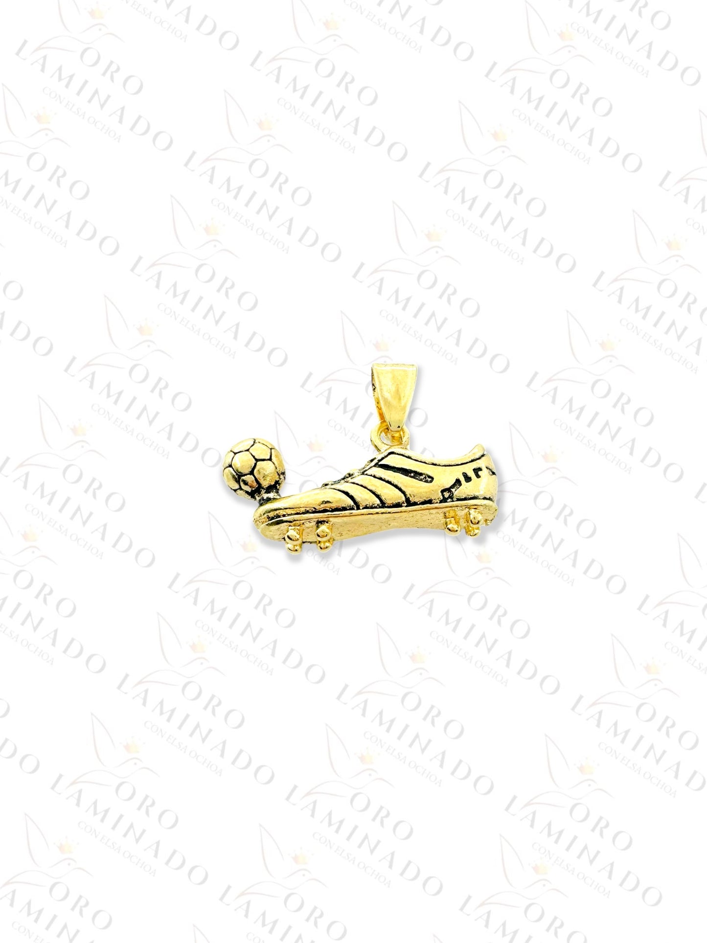 Gold Filled Soccer Shoe Pendant B271