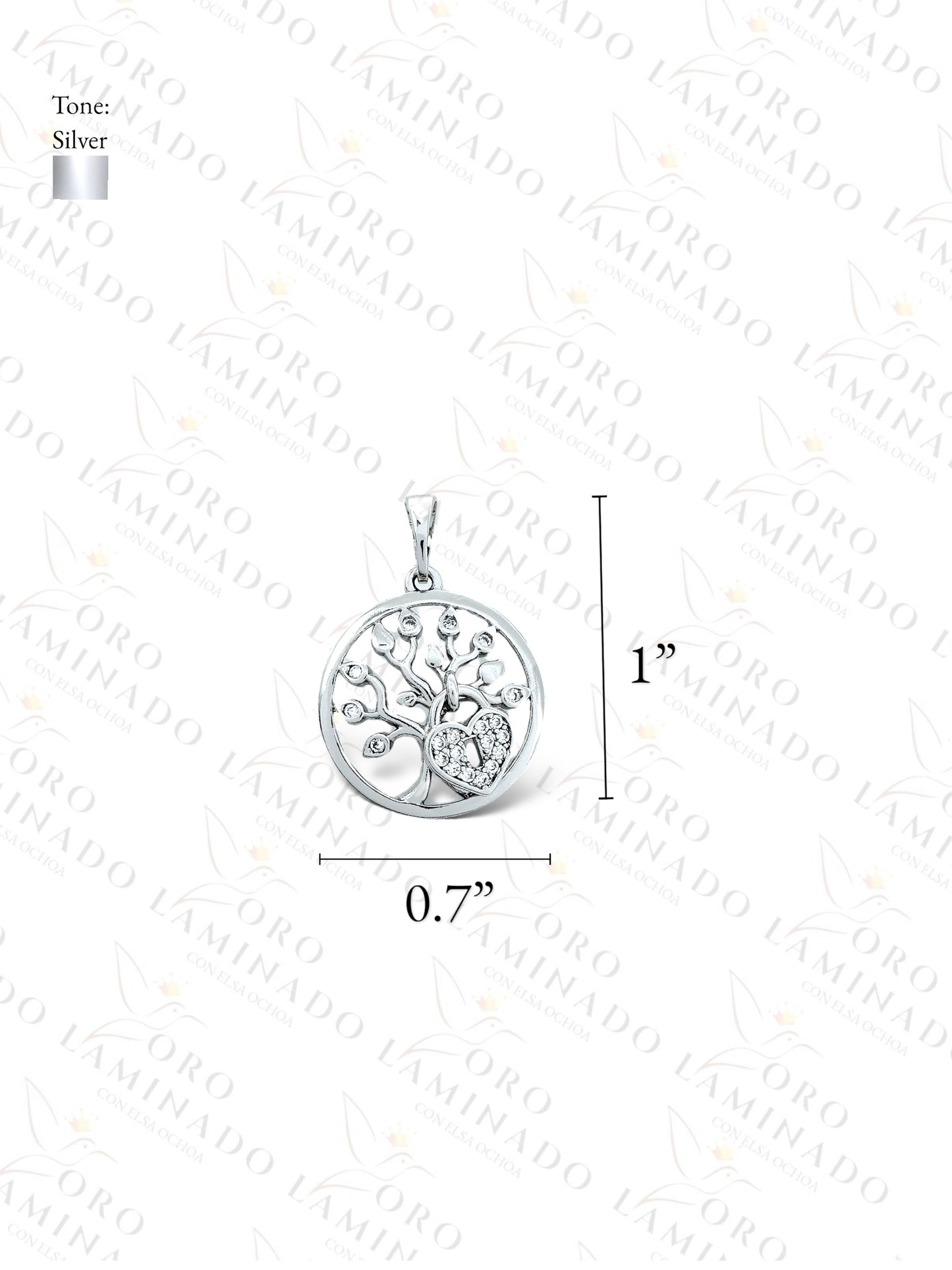 High Quality Silver Tree of Secrets Pendant G400