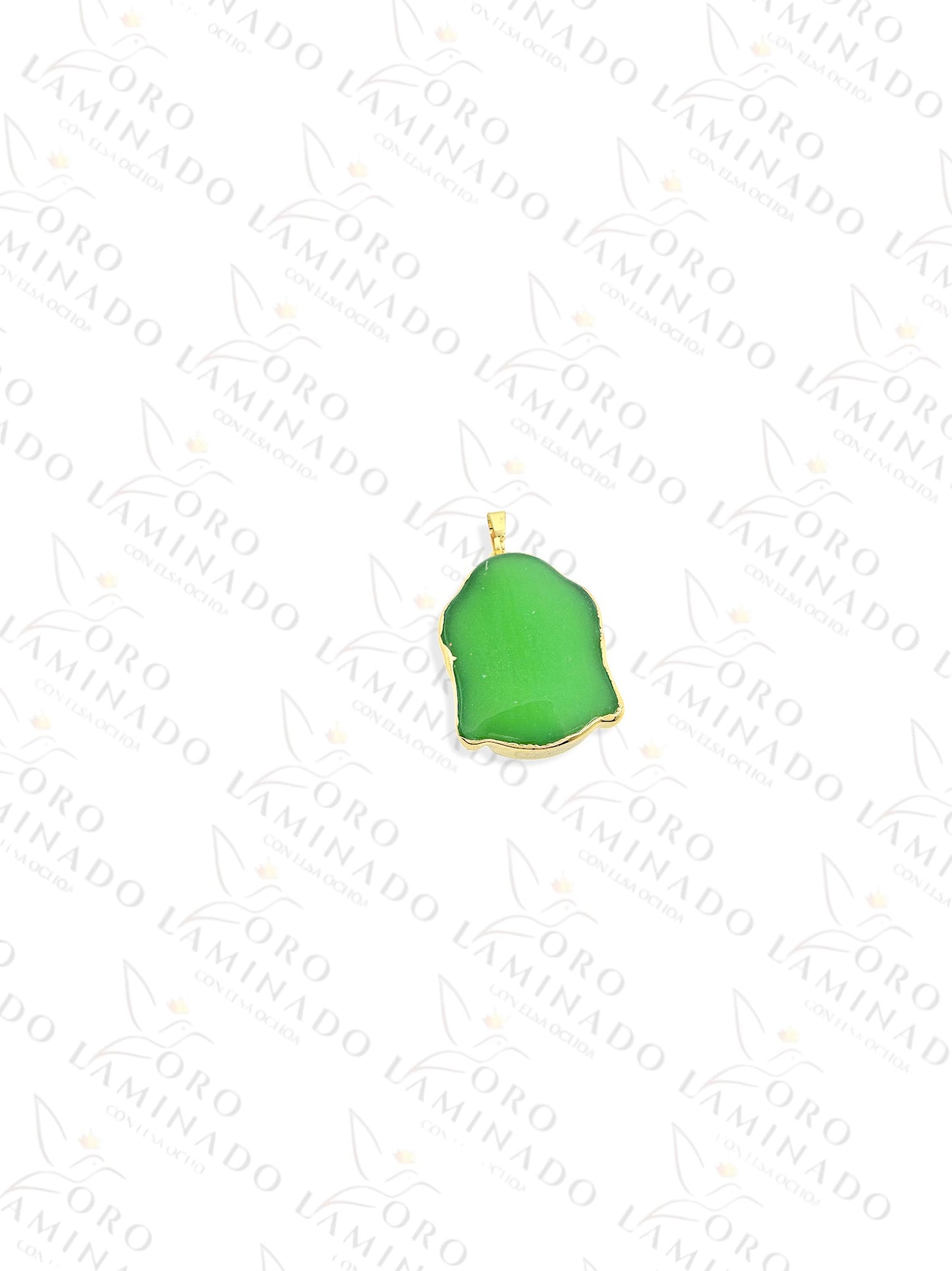 Gold Filled Green Buddah Pendant R92