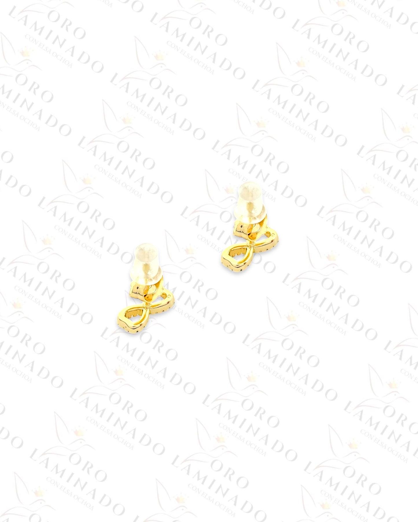 High Quality Diamond Infinity Earrings (Gold Filled) G158