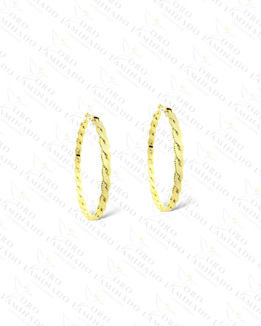 High Quality Large Hoop Earrings C409