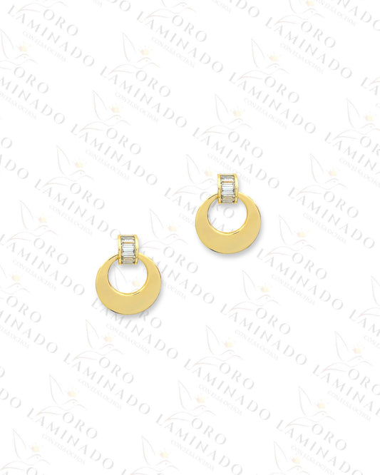 High Quality Gold Crescent Moon Earrings (Gold Filled) G224