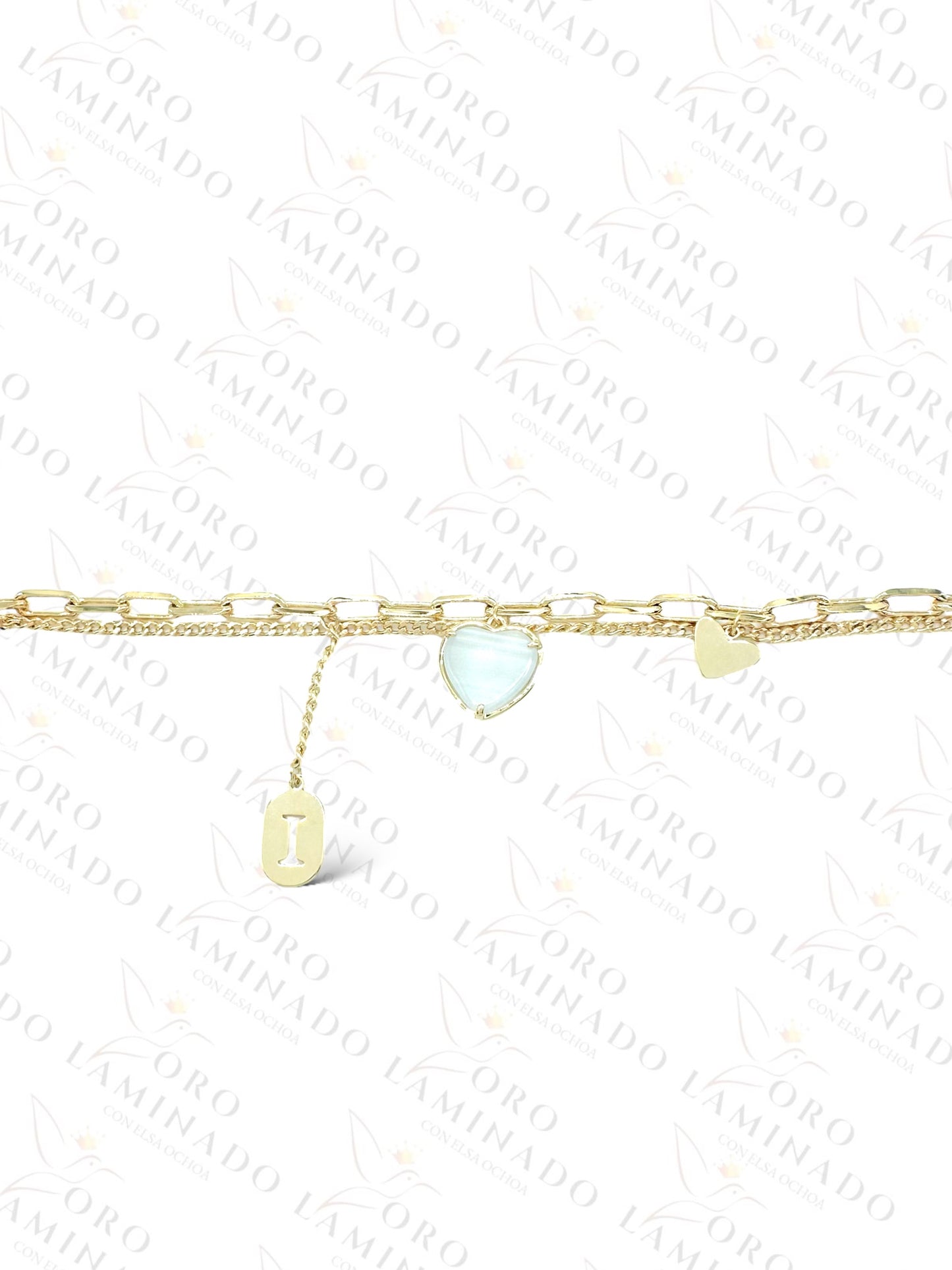 High Quality Double Chain Love Bracelet B407