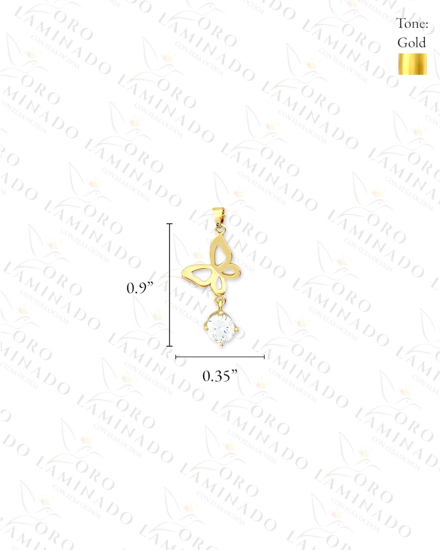 High Quality Golden Butterfly (Gold Filled) Set B108