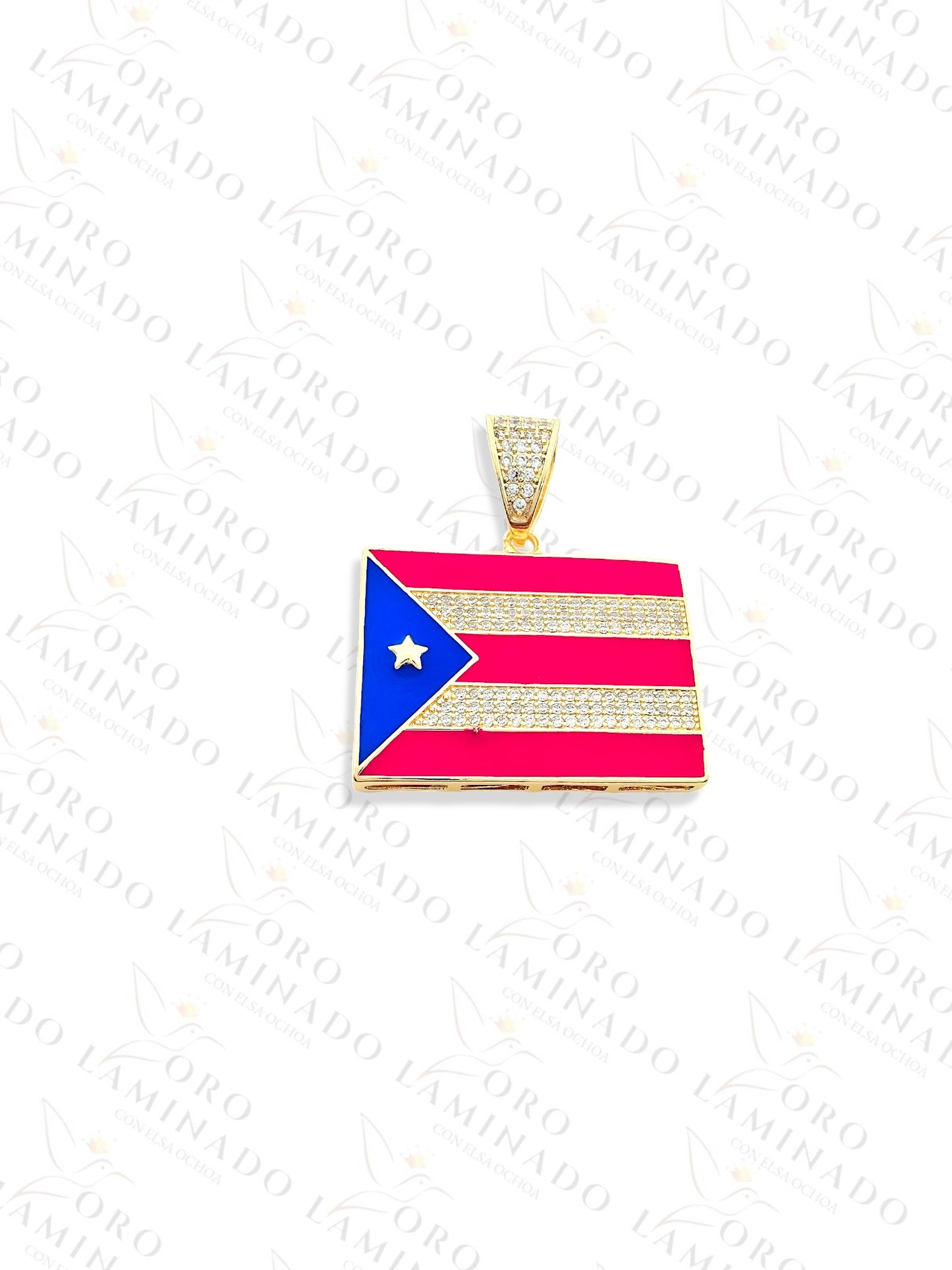 Puerto Rico Flag Pendant R230