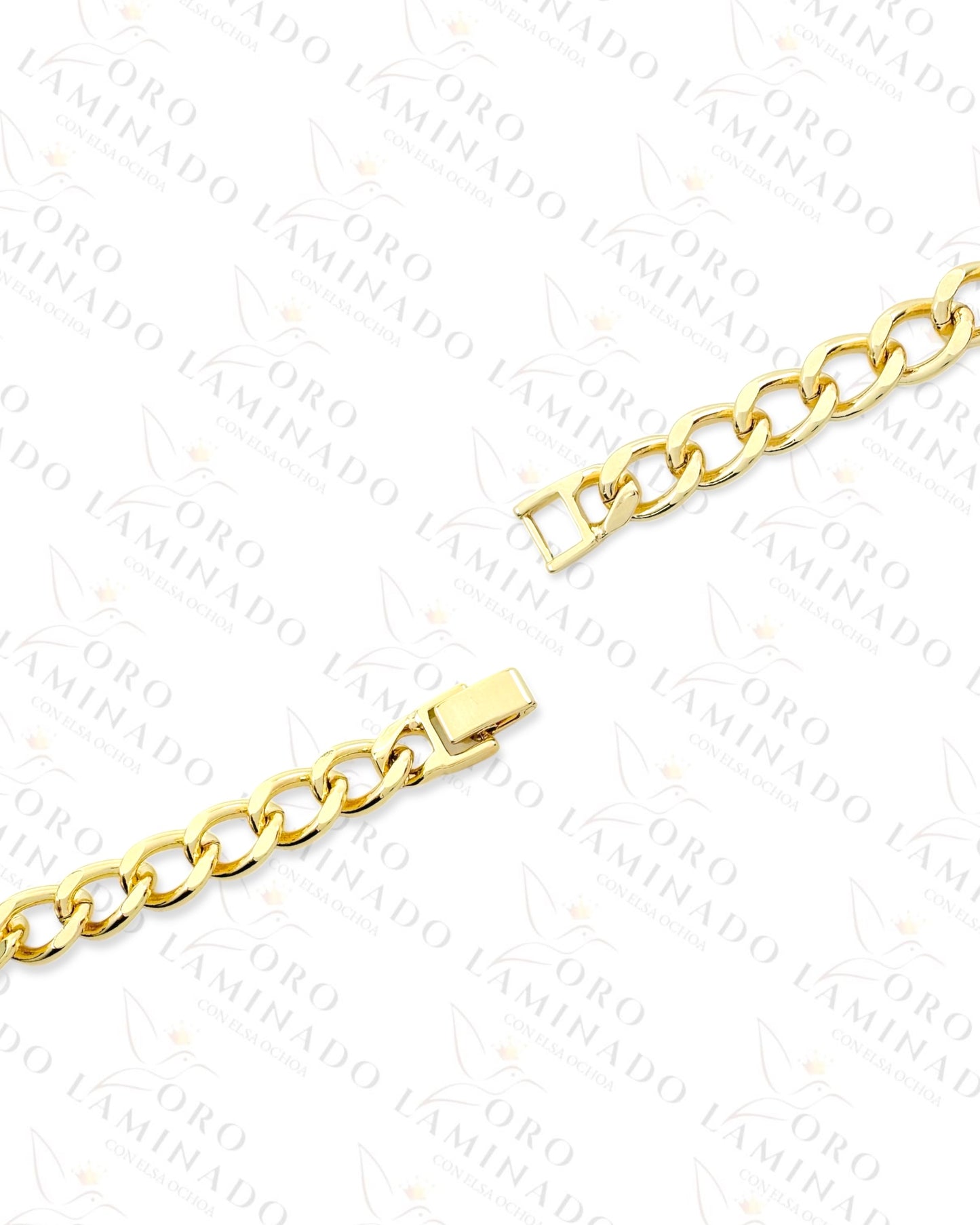 High Quality Greek Design Plate Bracelet (Gold Filled) G202