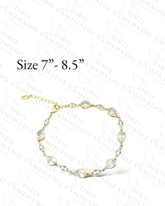 High Quality Crystal Drop Bracelet B394