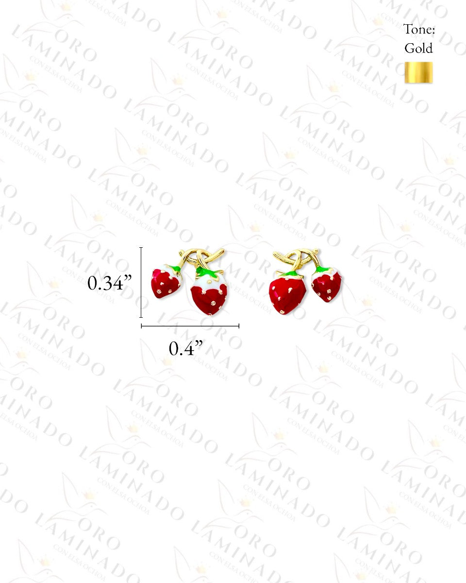 High Quality Strawberry Earrings (Gold Filled) C206