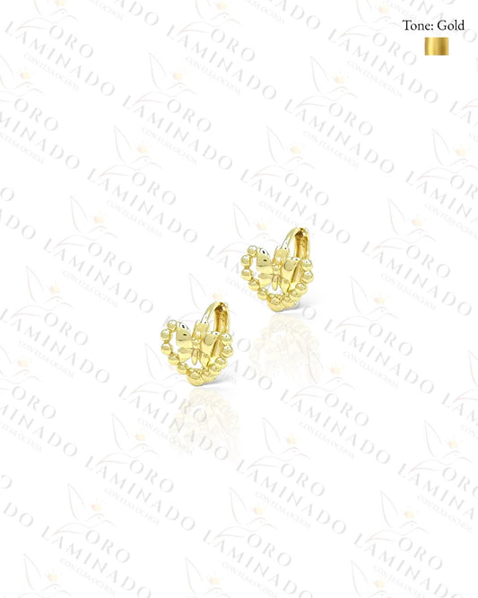 High Quality Golden Heart and Butterfly Earrings G413