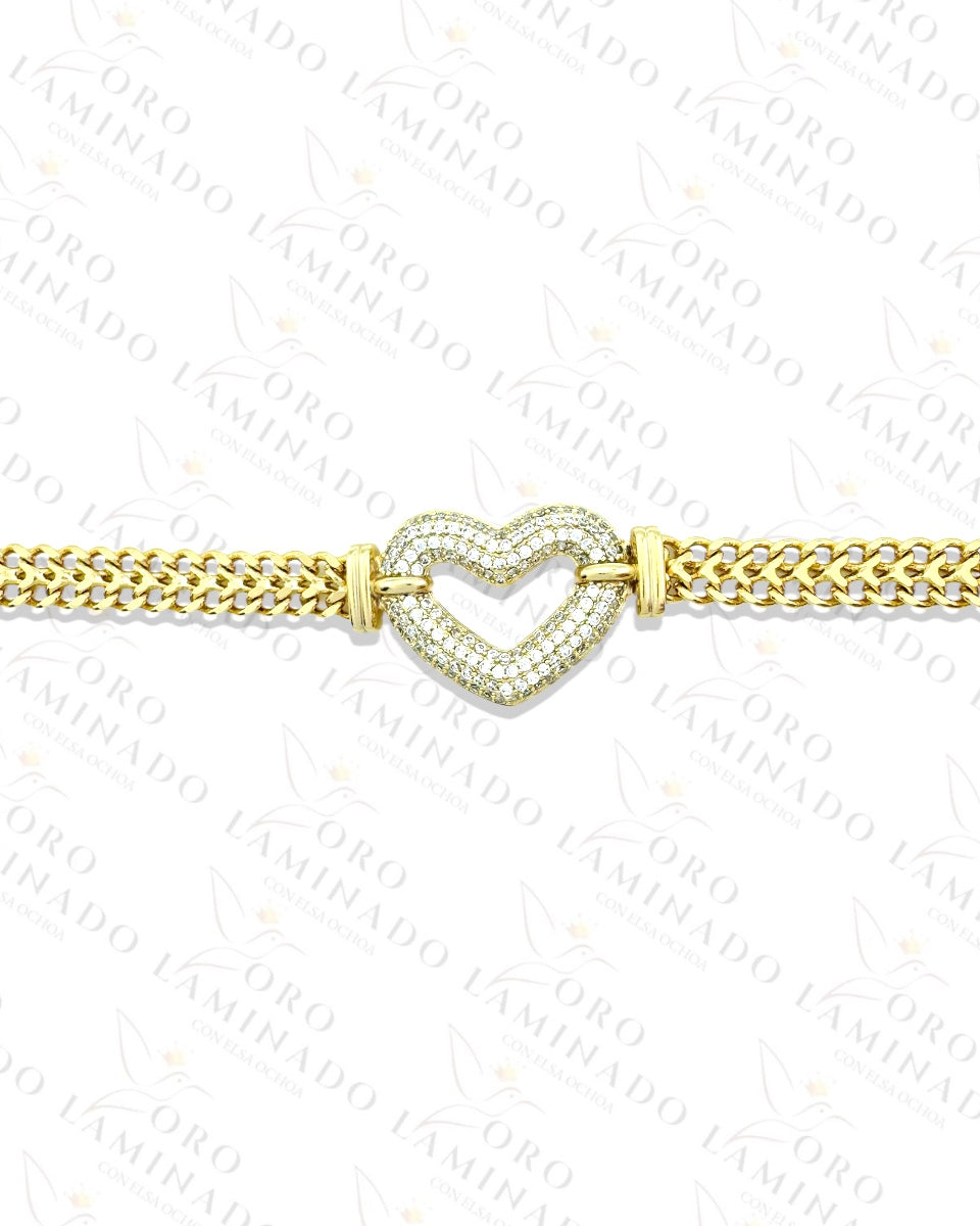 High Quality Heart Chain Bracelet C452