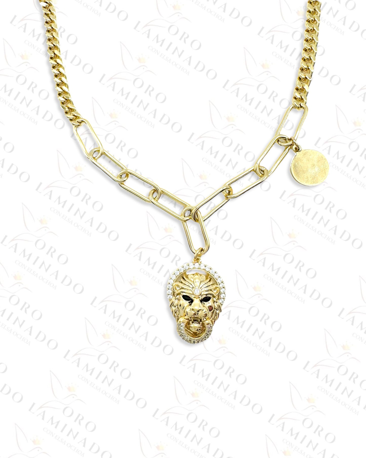 High Quality Gold Lion Necklace G329