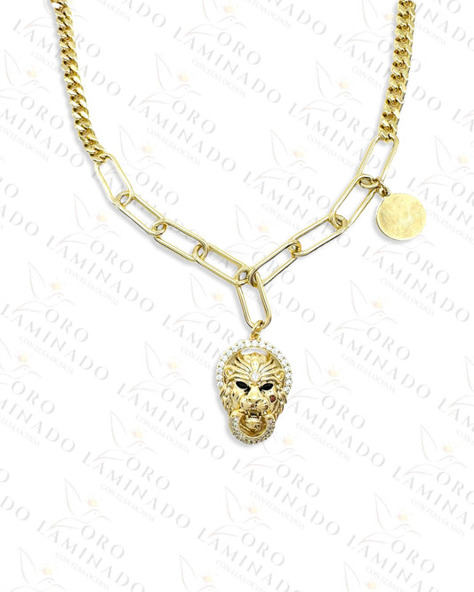 High Quality Gold Lion Necklace G329