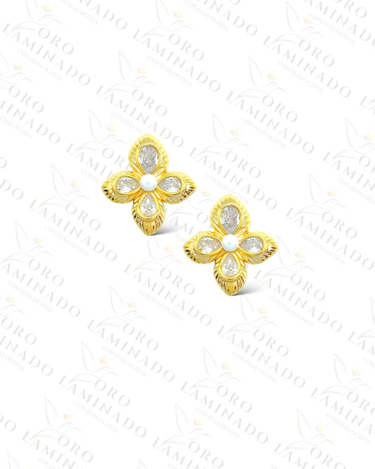 High Quality Flower Earrings Y316