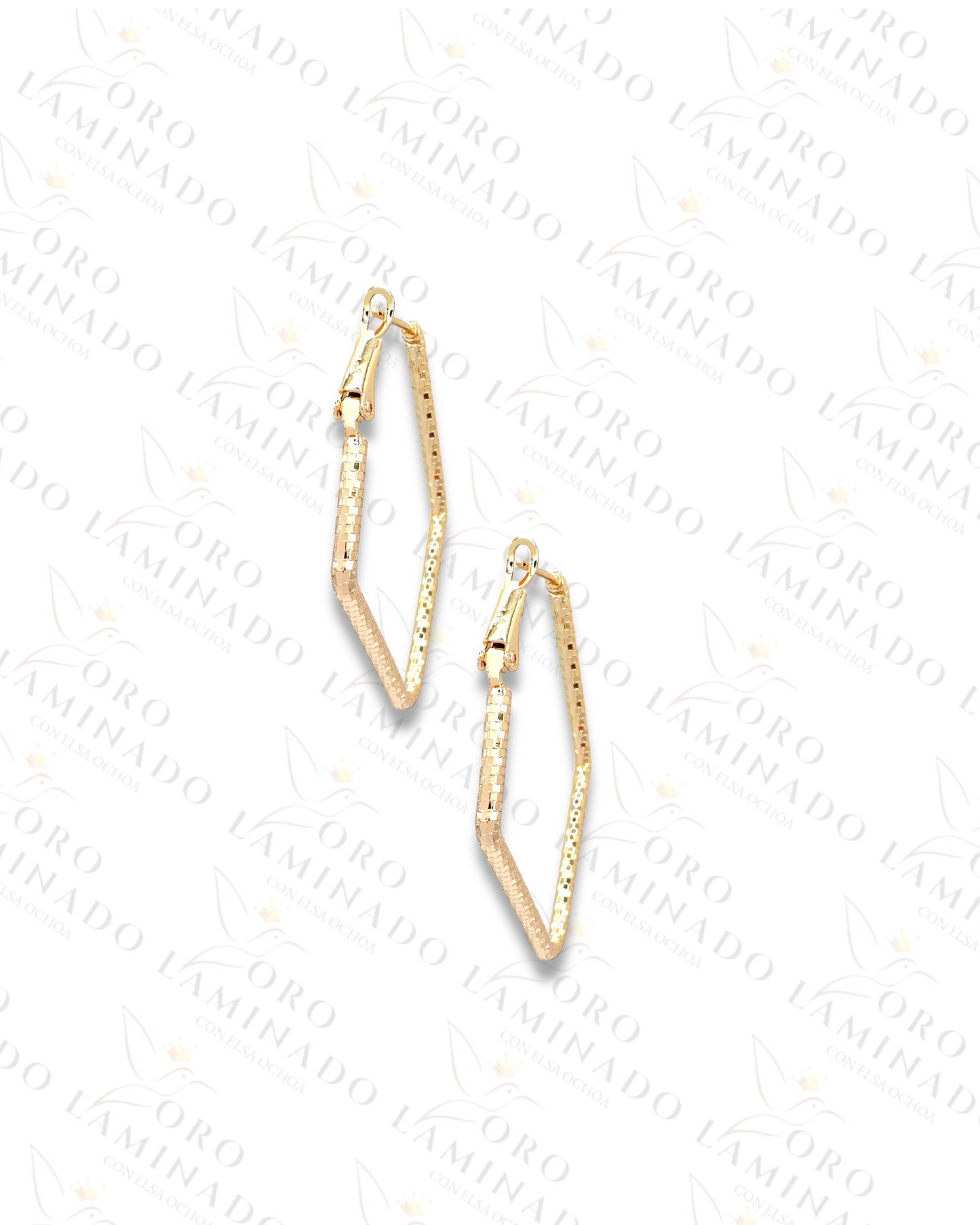 High Quality Rhombus Hoop Earrings Y260