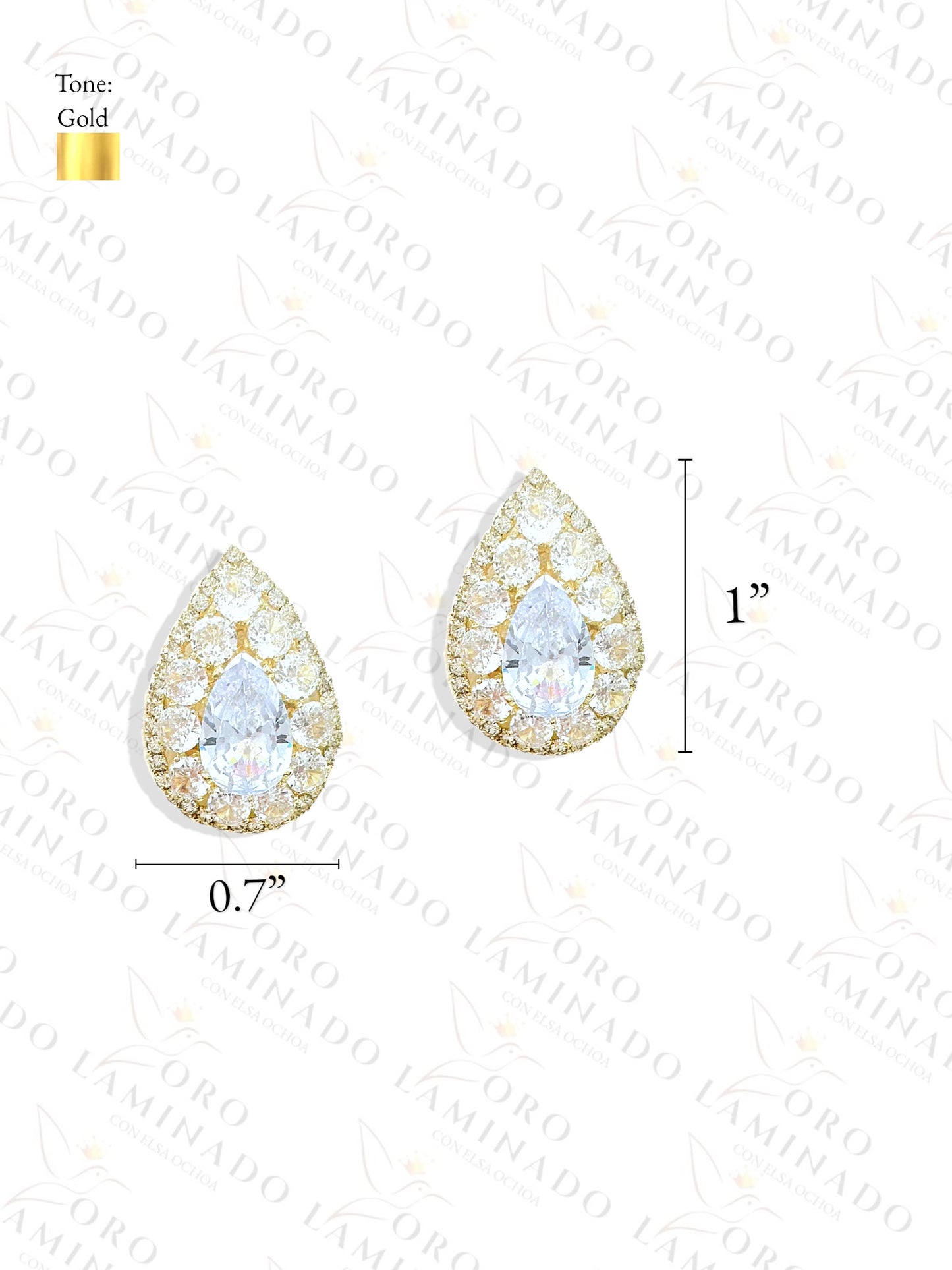 High Quality Diamond Drop Earrings B439