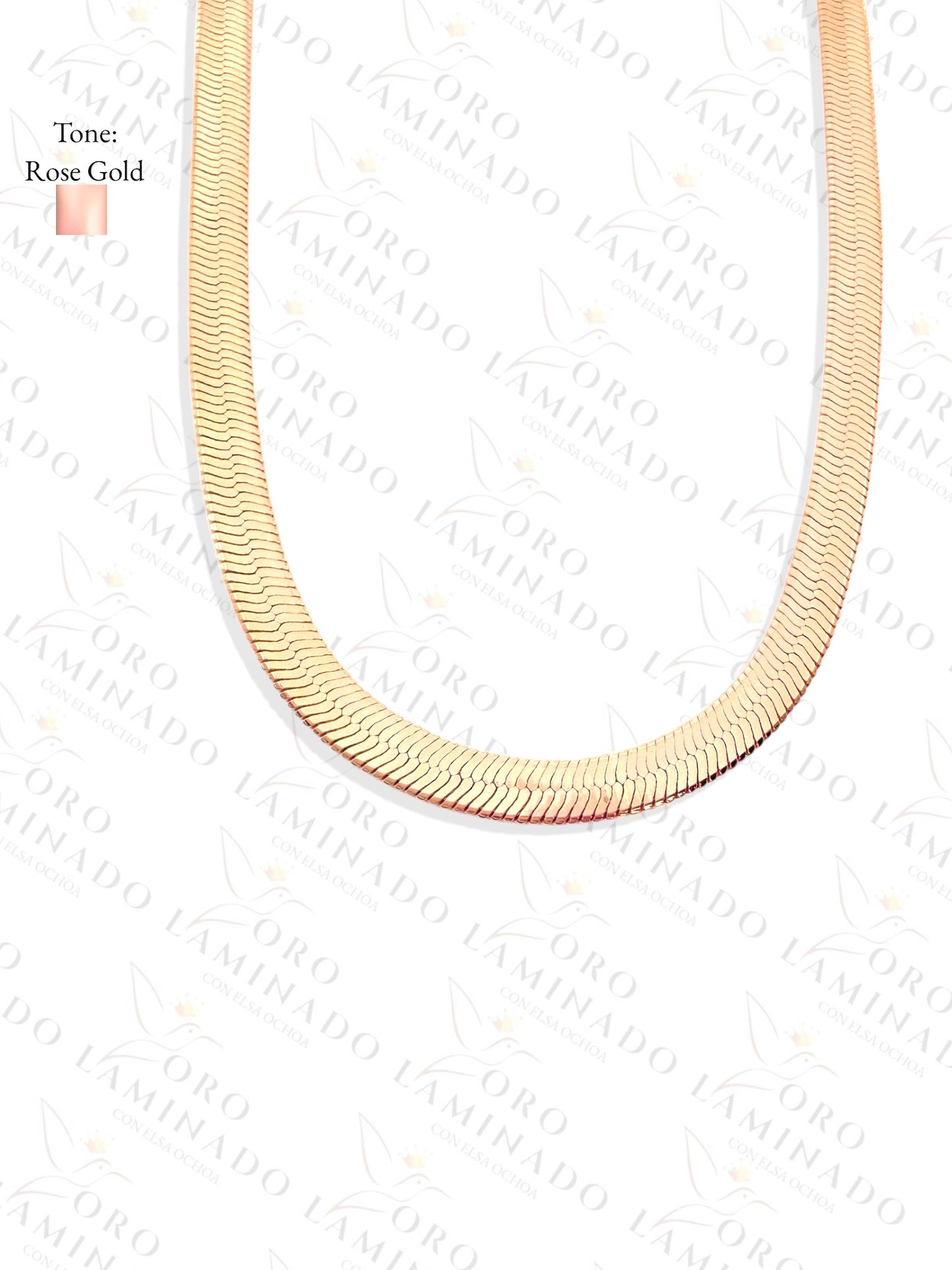 High Quality Rose Gold Omega Chains Pack of 3 Size 20" 7mm Y180