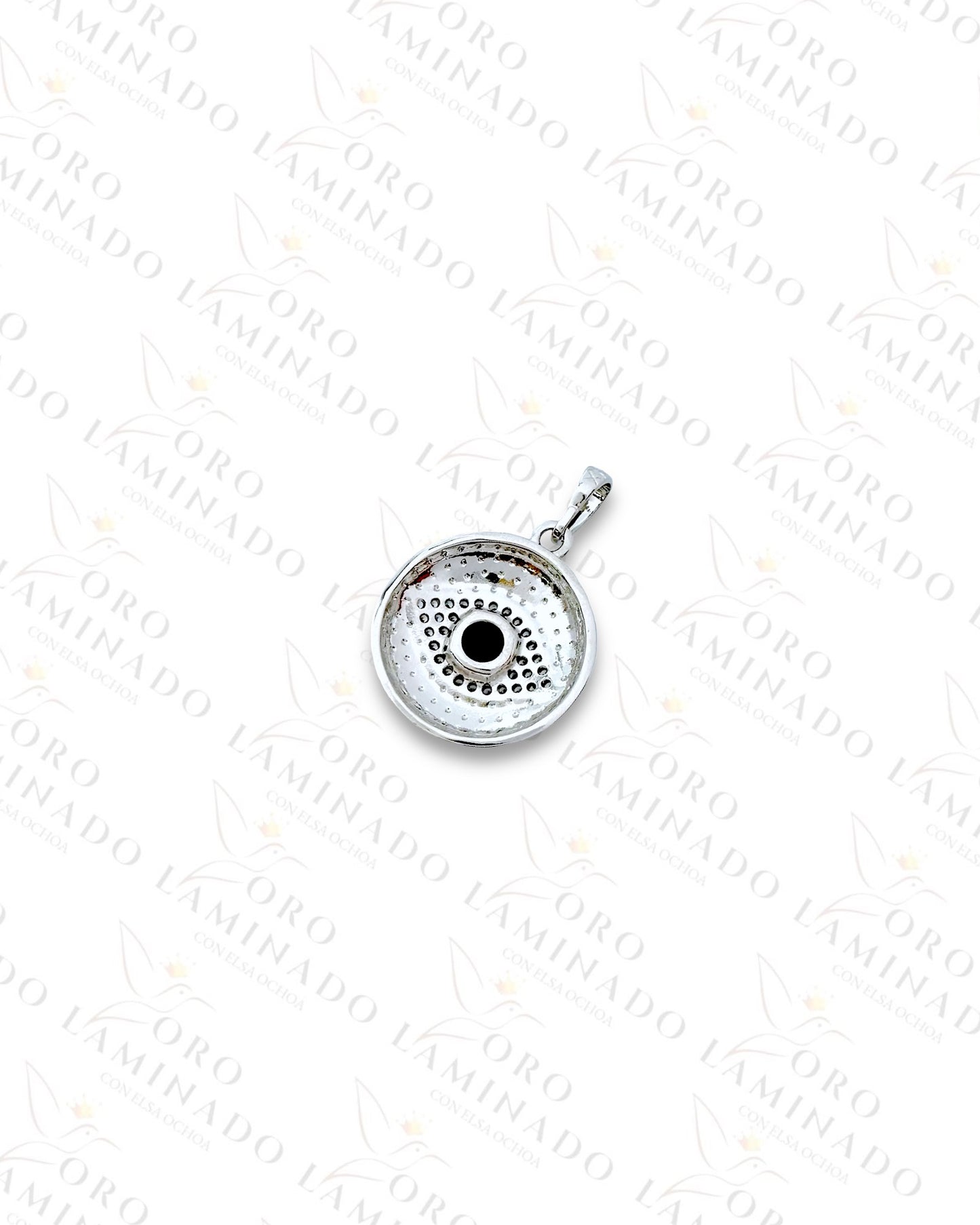 Gold Filled High Quality Silver Crystal Eye Pendant G344