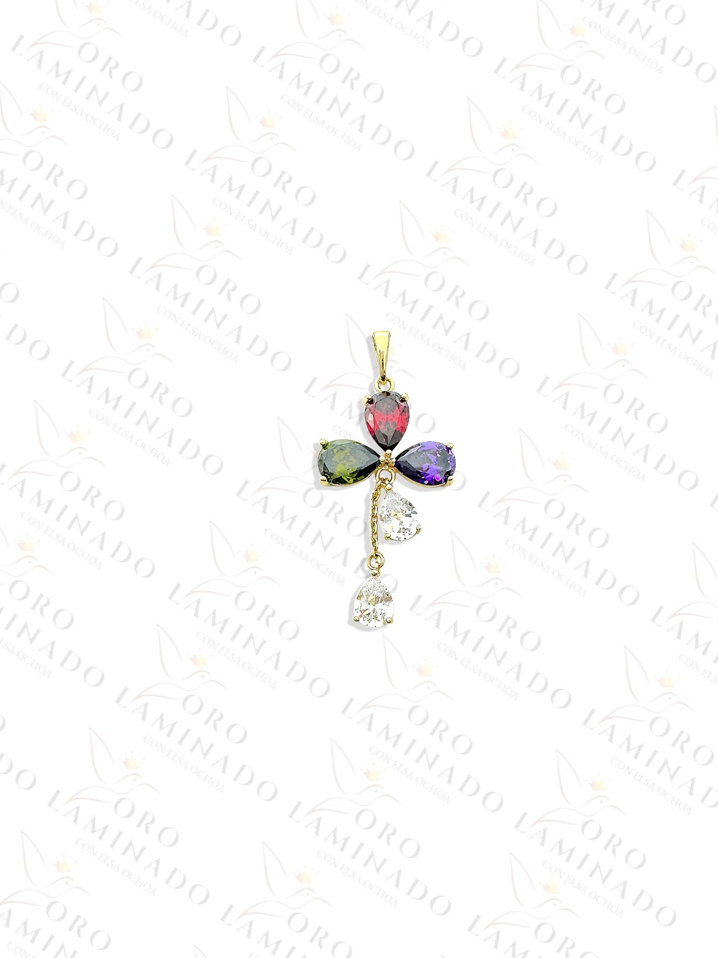 High Quality Multi-Color Flower Pendant Y80