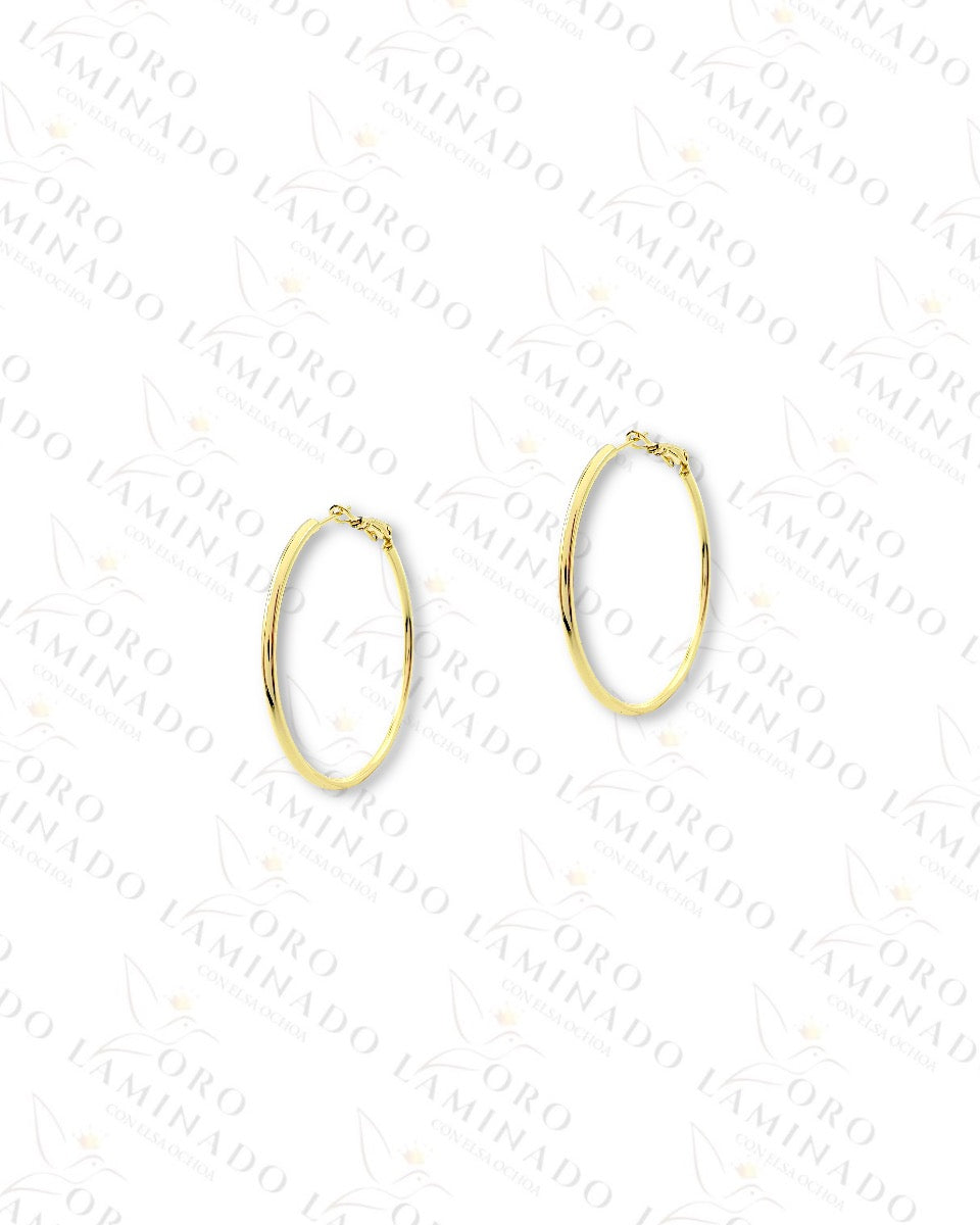 High Quality Classic Plain Hoop Earrings C225