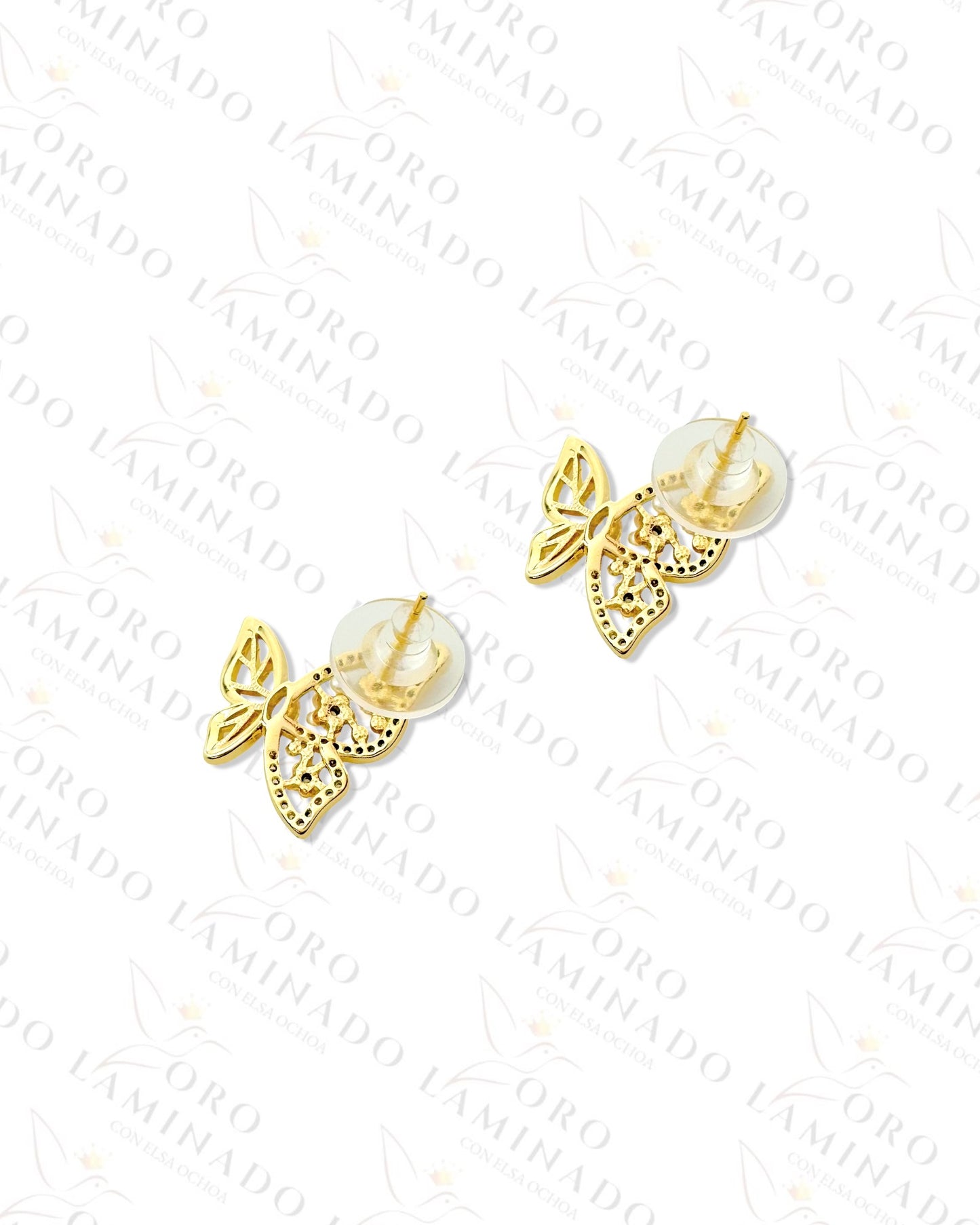 High Quality Pearl Butterfly Earrings R228