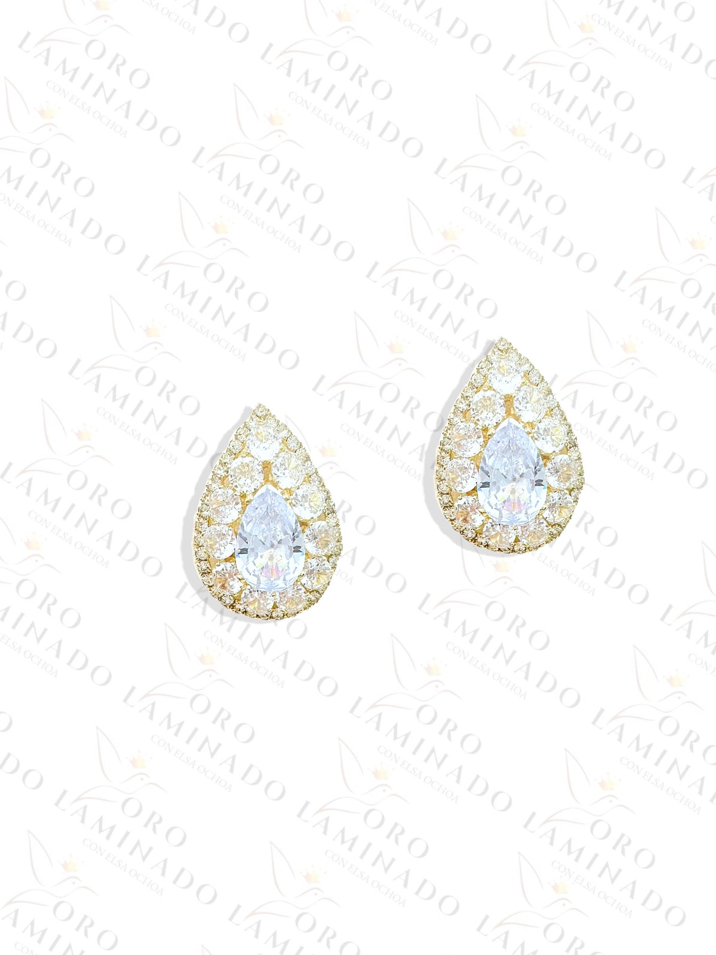 High Quality Diamond Drop Earrings B439