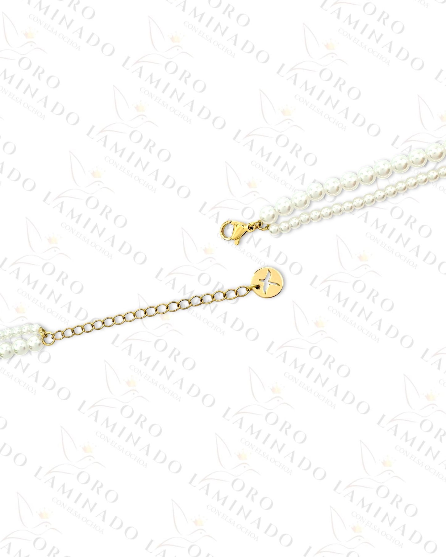 High Quality Gold Pendant Pearl Necklace (Gold Filled) G440