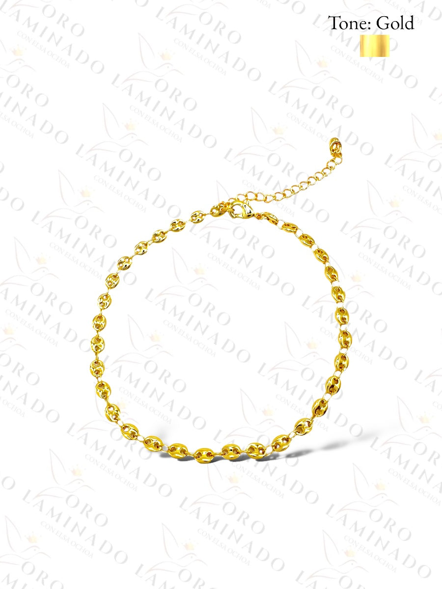 GG Gold Anklet (Pack of 6) B138