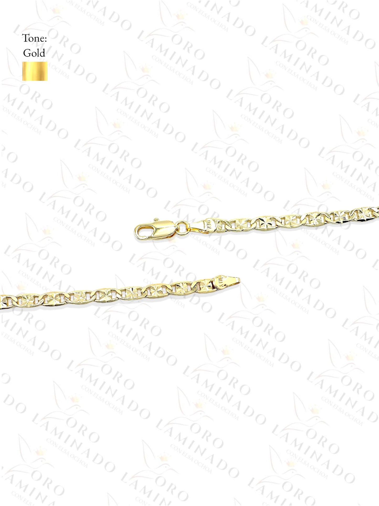 Gold Filled Flor Valentino Pack of 6 Chains Size 22" 4mm B9