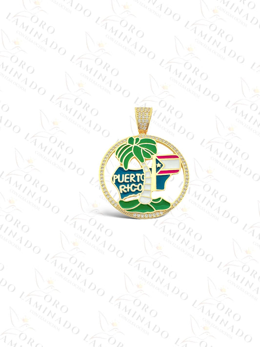 Puerto Rico Palm Tree Pendant C94