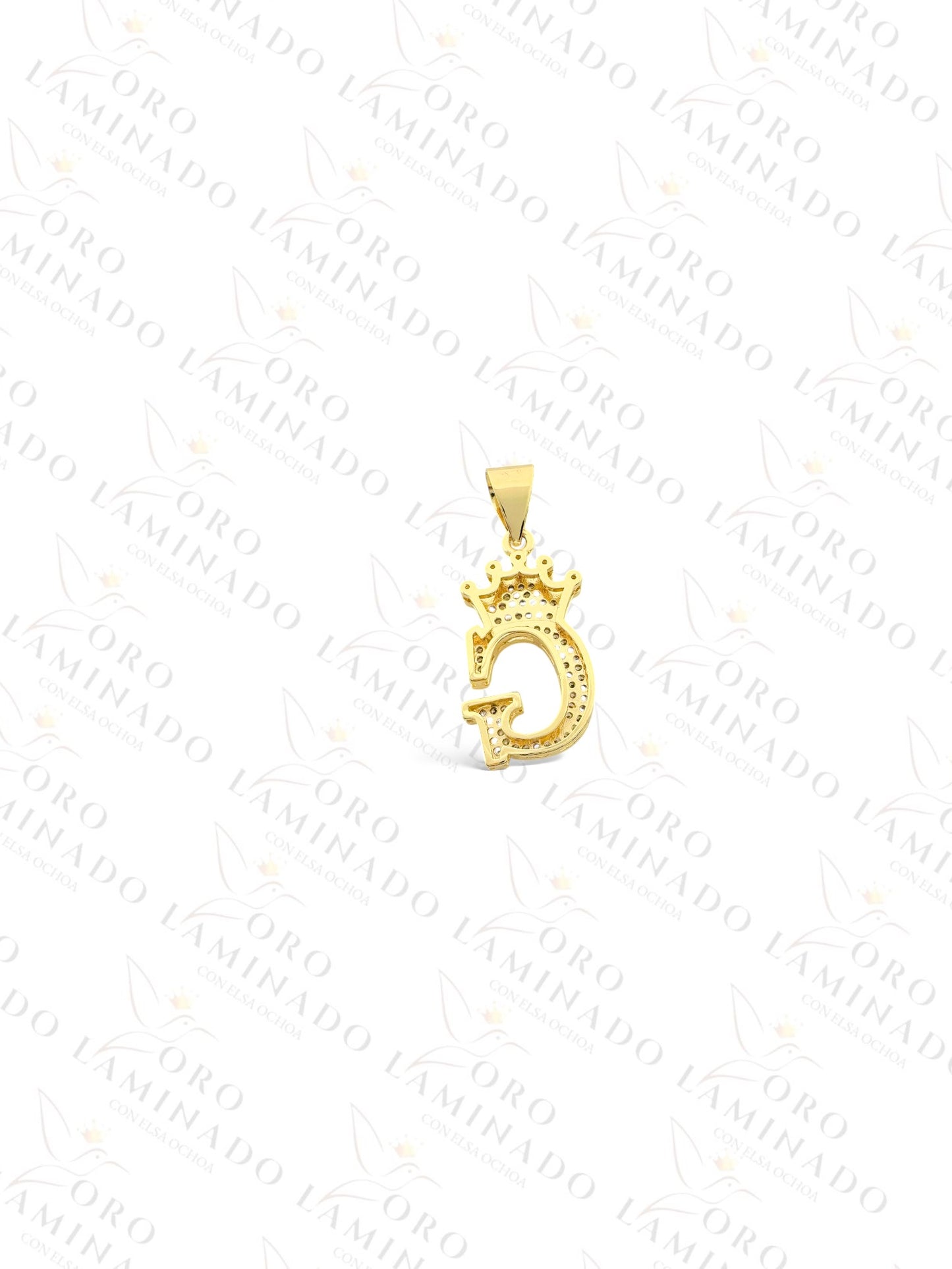 Letter "G" Crown Pendant Y116