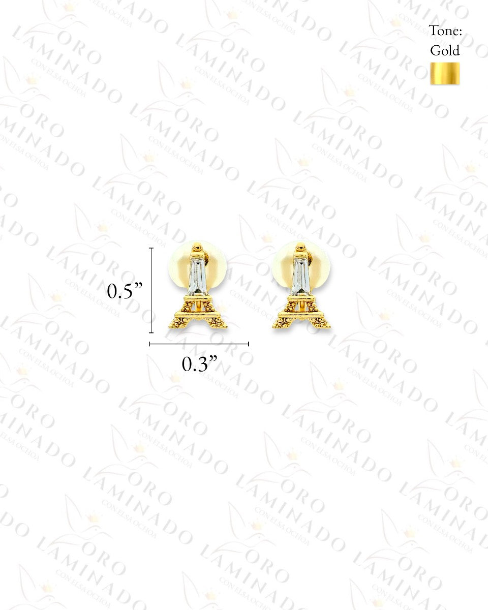 High Quality Eiffel Tower Earrings (Gold Filled) G301