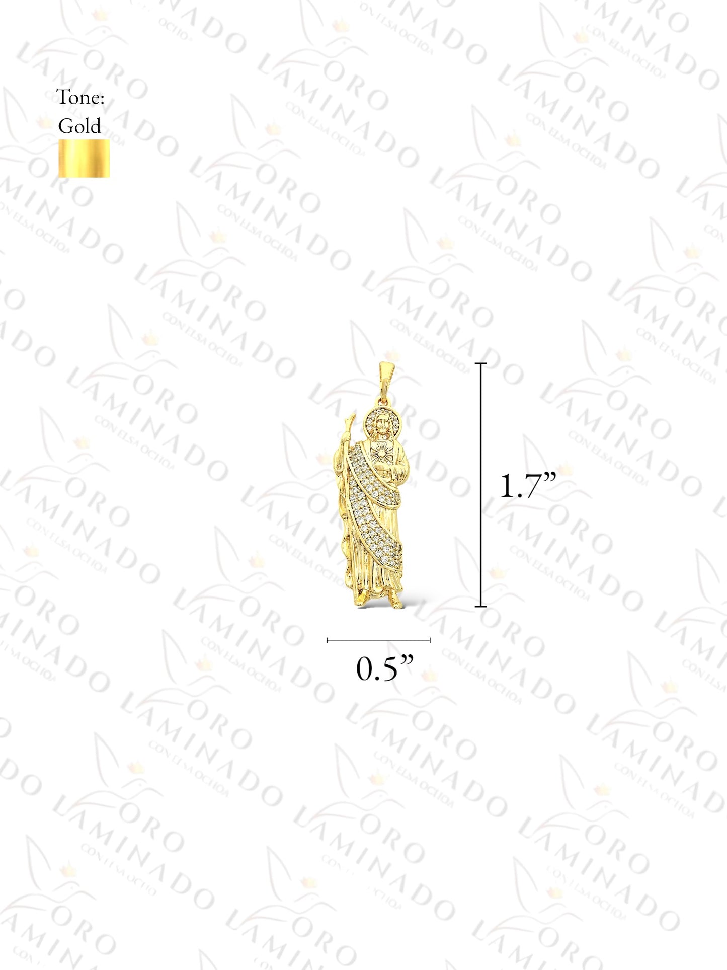 Gold Filled Saint Jude Pendant Y102