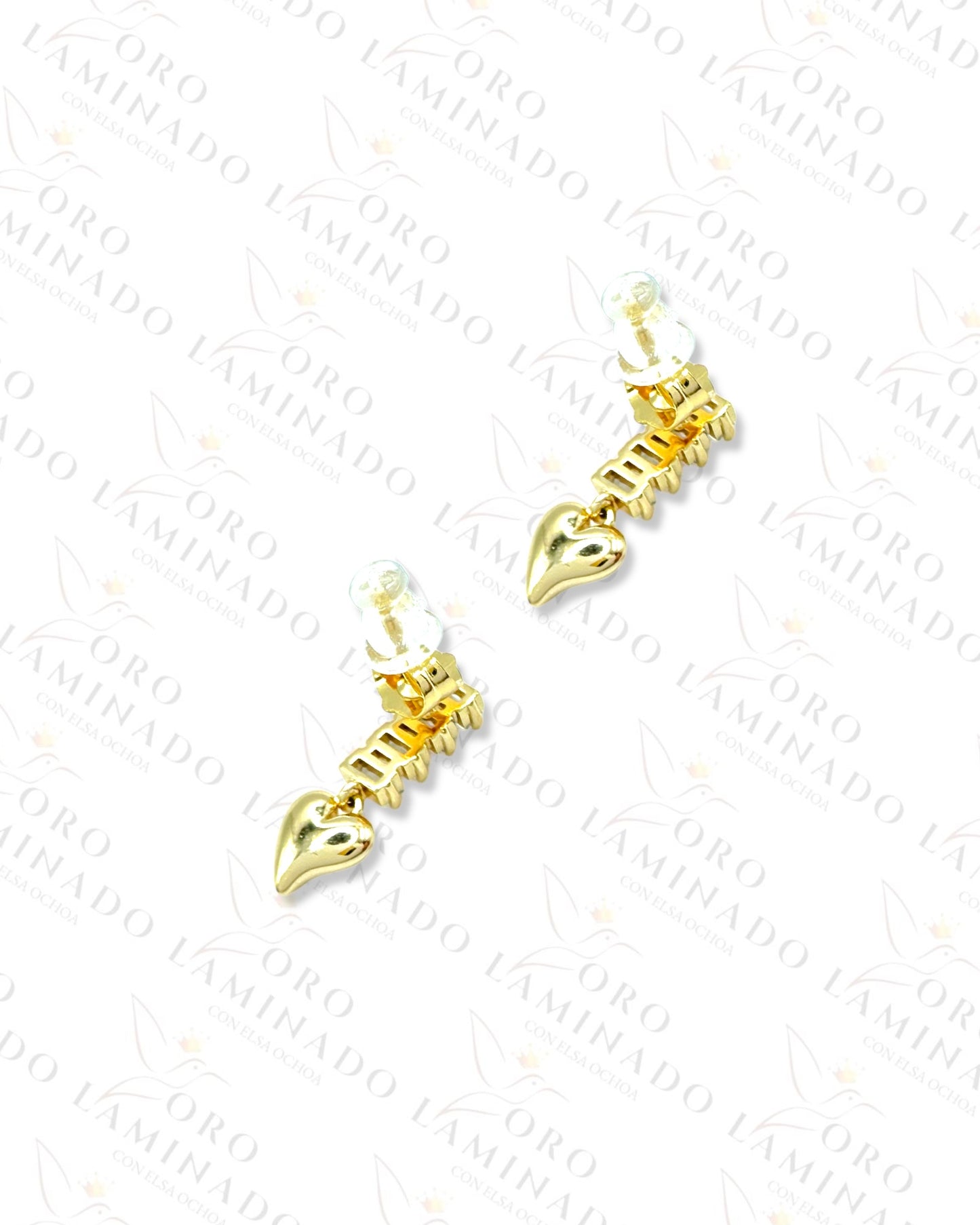 High Quality Heart Diamond Earrings Y359