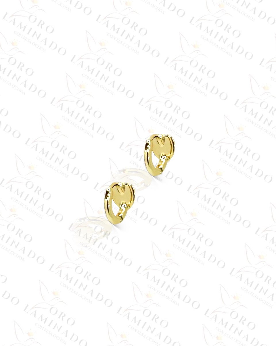 High Quality Mini Heart  Reflective Earrings  G416