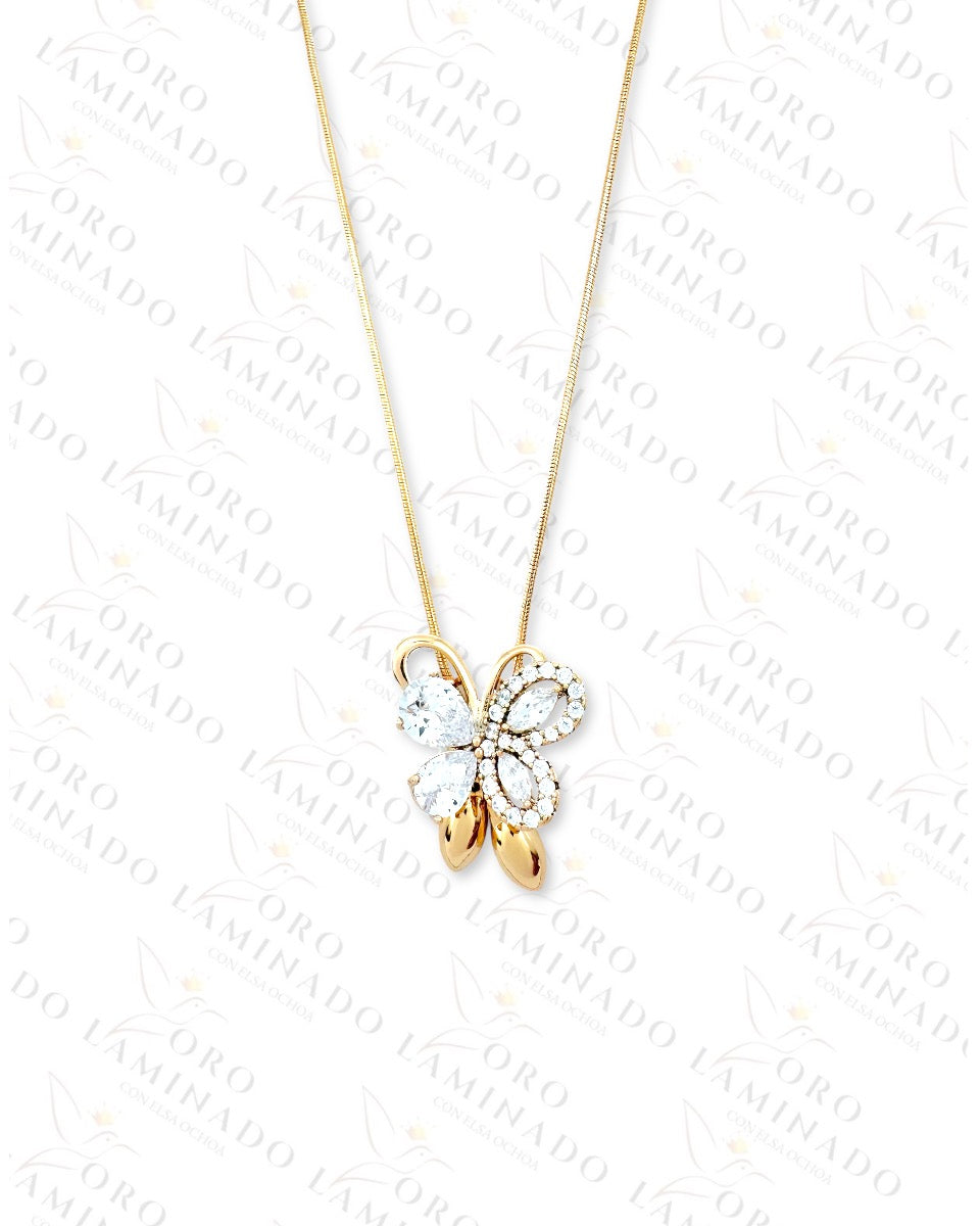 High Quality Butterfly Bowtie Necklace  R317