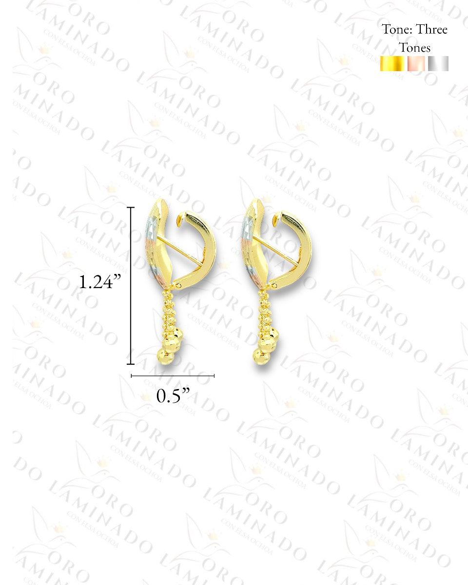 High Quality Three Tones Earrings C457