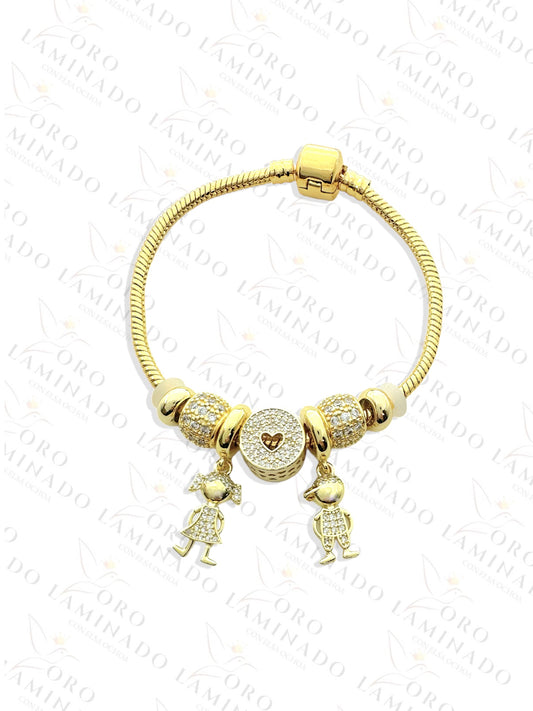 High Quality Boy and Girl Charm Bracelet R417