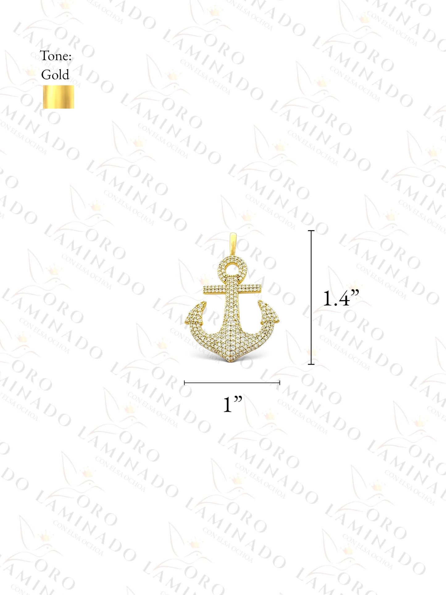 Gold Filled High Quality Anchor Pendant G24