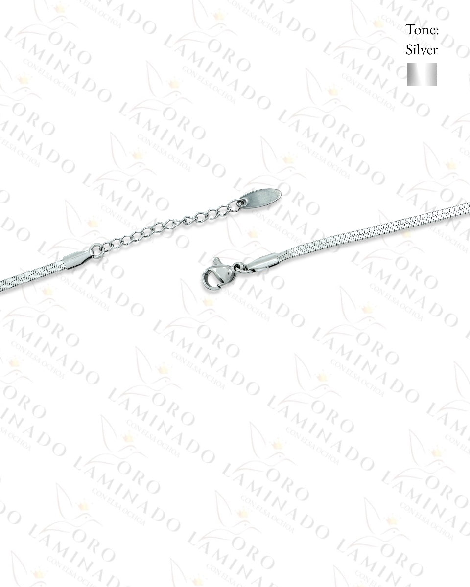 High Quality Stainless Silver Heart Bracelet G430